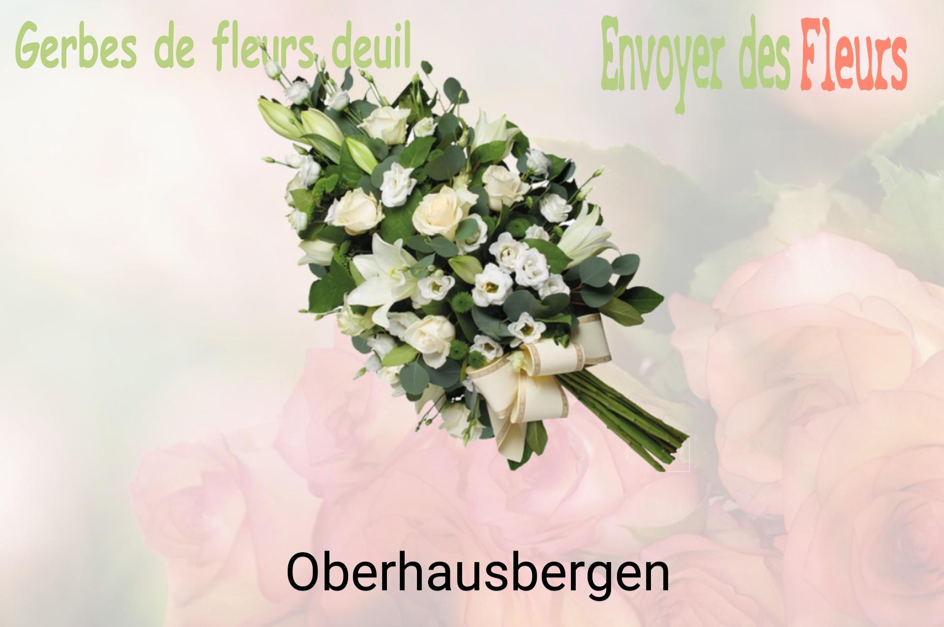 Gerbe de fleurs de deuil livrée à Oberhausbergen